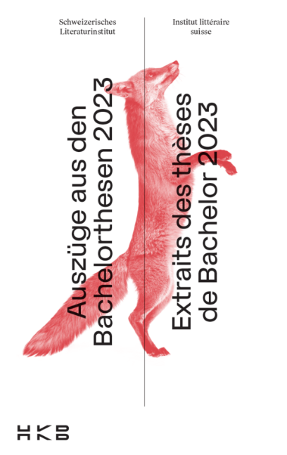 Coverbild Auszüge Bachelorthesen 2023
