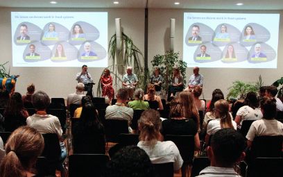 The panel discussion, moderated by Carsten Schulz, bought together perspectives from research, labour, development cooperation, philanthropy and investment. 