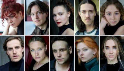 Porträtfotos der 10 Schauspielabsolvent*innen für die Spielzeit 2026