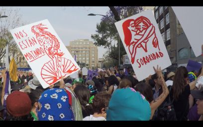 Demonstrations during International Women's Day, 8 March 2019, Ciudad de México. Photo by Esthel Vogrig