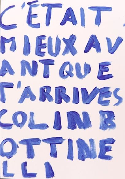 C’ÉTAIT MIEUX AVANT QUE T’ARRIVES, Colin Bottinelli, 2025
