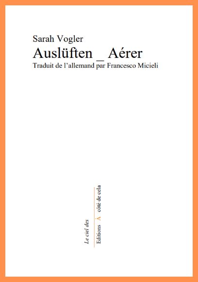 Auslüften_Aérer, Sarah Vogler, 2025