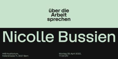 Hinweisbild auf den Vortrag «Über die Arbeit sprechen» von Nicolle Bussien