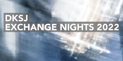 Schriftzug: DKSJ EXCHANGE NIGHTS 2022