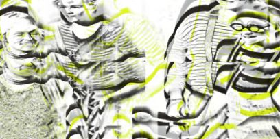 Playtime-Visual in den Farben Weiss, Gelb und Schwarz