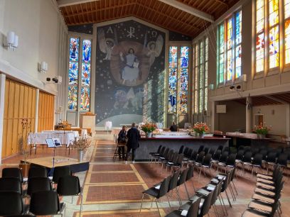 Innenaufnahme einer Kirche