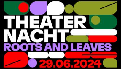 Grafische Darstellung des Titels und Datums der Theaternacht