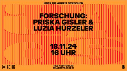 Flyer für den Anlass in den Farben rot und orange.