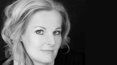 Portraitaufnahme von Gitte Marcusson s/w