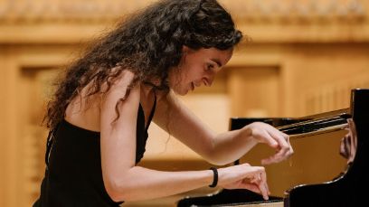 Alicia Suárez Medina am Piano