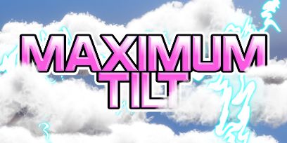 Die Grafik aus der Diplomkampagne 2026 mit Schriftzug «maximum tilt» 