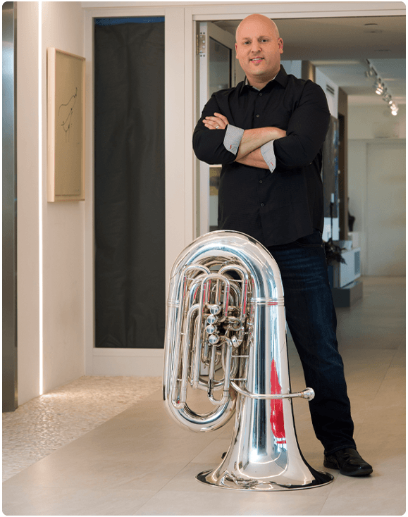 Portraitaufnahme von Aaron Tindall