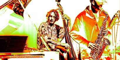 Symbolbild der Veranstaltung «Play now!» in verschiedenen Gelb- und Rottönen