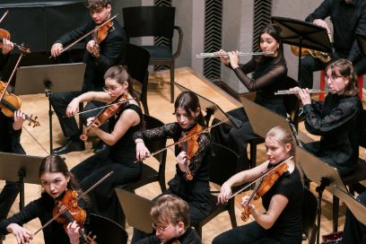 Kammerorchester Foto von oben