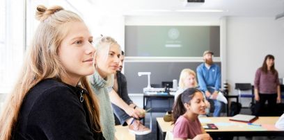 Studierende des Bachelor-Studiengangs Soziale Arbeit im Hörsaal