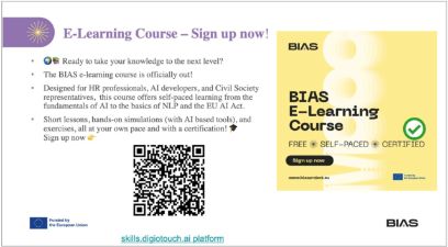 E-Learning Course - Sign up: Page Screenshot