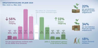 Umsatzentwicklung im Jahr 2020