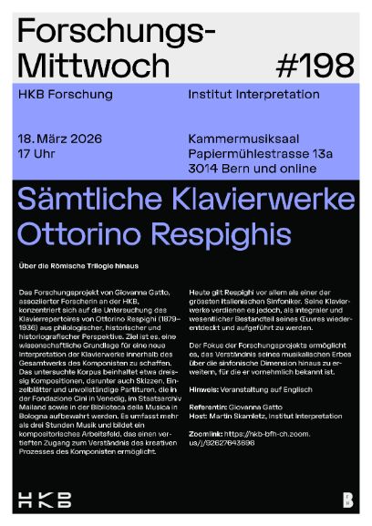 Forschungs-Mittwoch #198