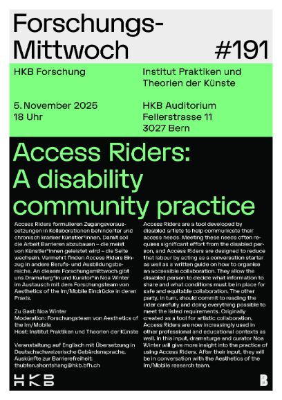 Forschungs-Mittwoch #191