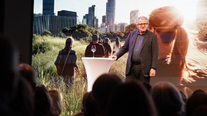 Autor Philipp Blom auf der Bühne