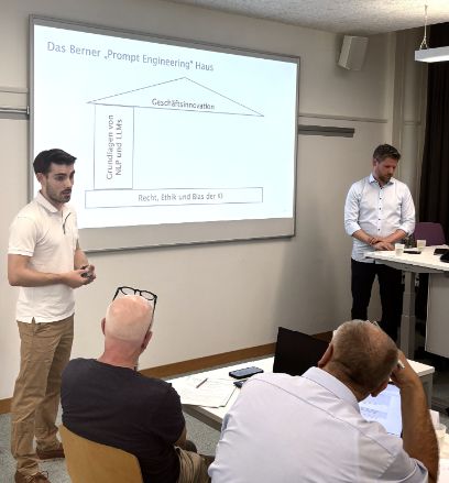 Thiemo Wambsganss und Roman Rietsche