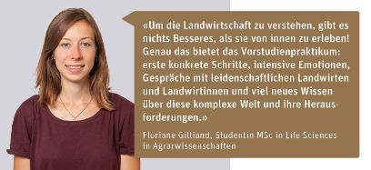 Vorstudienpraktikum Agronomie