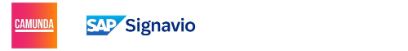 Logo Camunda und SAP Signavio