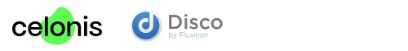 Logo Celonis und Fluxicon