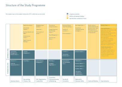 Curriculum for bachelor’s degree in International Business Administration