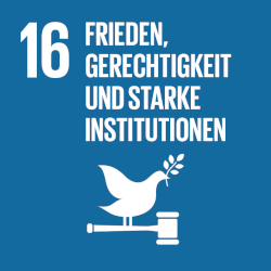 16: Frieden, Gerechtigkeit und starke Institutionen